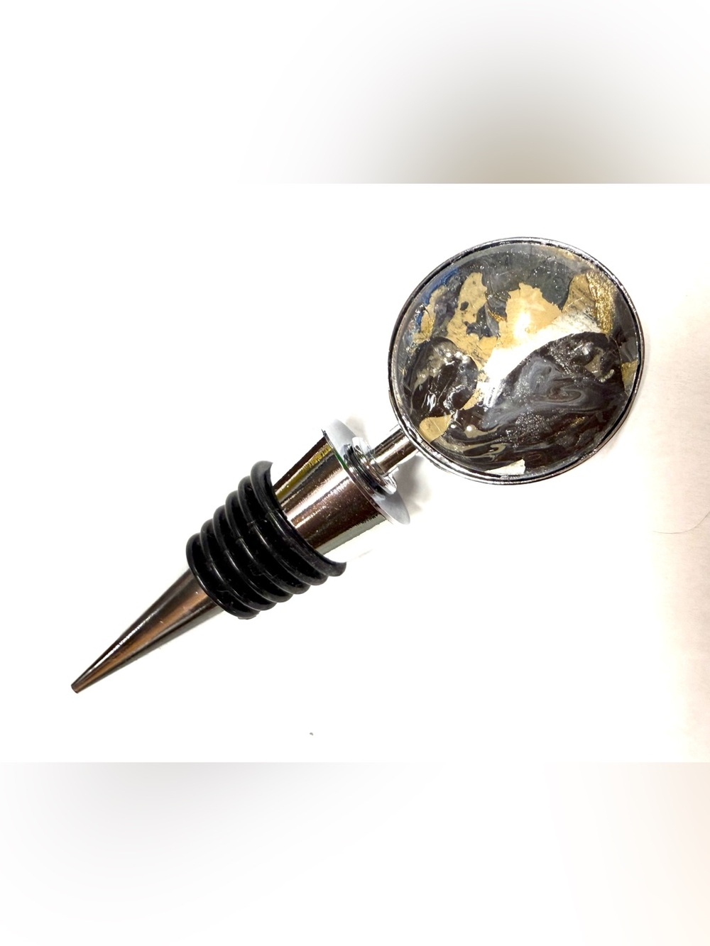 Wine bottle stopper handmade glass dome 30mm